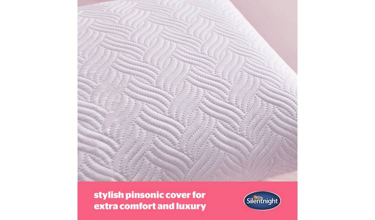 Silentnight hollowfibre pillow medium firm 74x48cm - British product