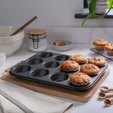 Habitat 12-cup non-stick muffin tray, imported from the UK