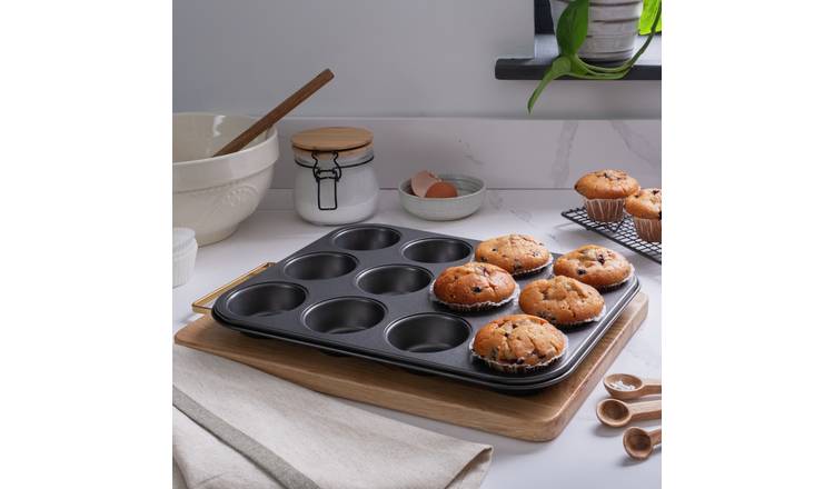 Habitat 12-cup non-stick muffin tray, imported from the UK