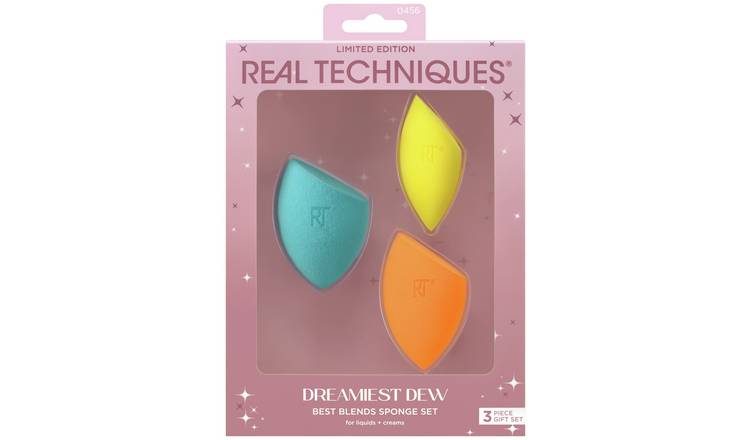 Real Techniques Dreamiest Dew 3 Sponge Set, imported from the UK