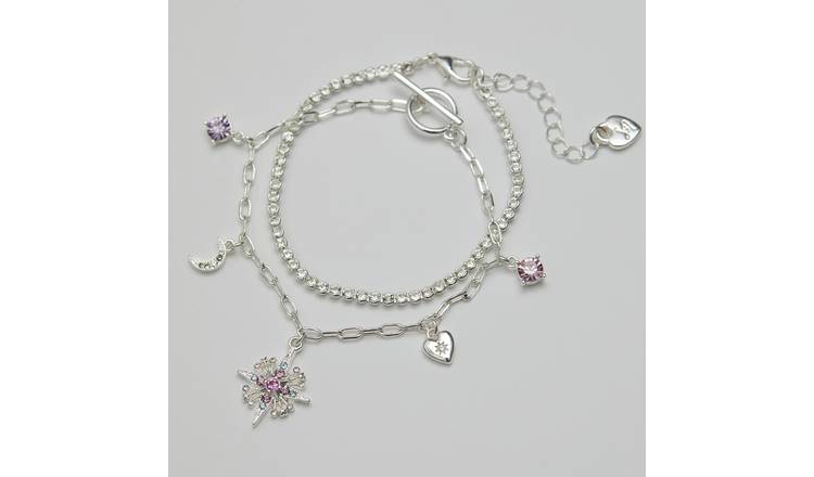 Lipsy celestial charm bracelet set of 2, imported from the UK