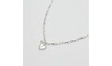 Lipsy crystal heart charm pendant necklace - British product
