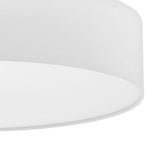 Eglo white fabric ceiling light 57cm, imported from the UK
