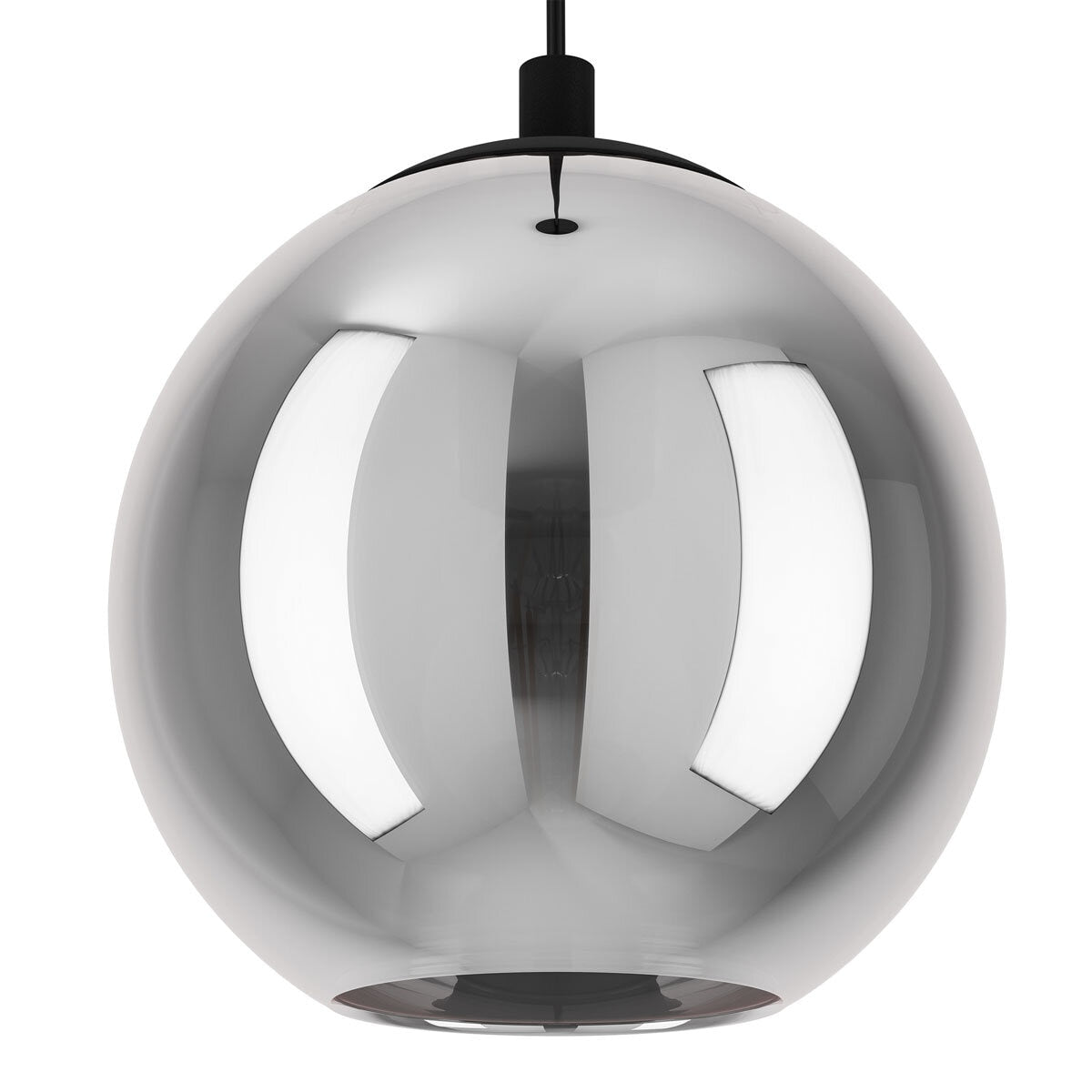 Eglo Ariscani pendant light smoked glass (British brand)