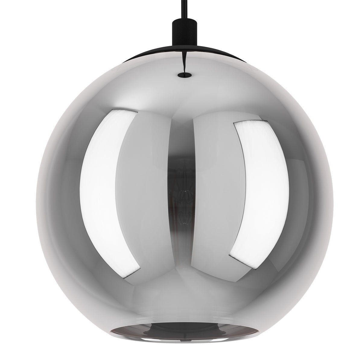 Eglo Ariscani pendant light smoked glass (British brand)