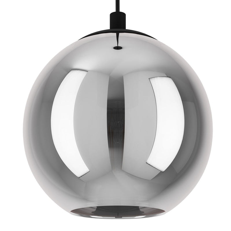 Eglo Ariscani pendant light smoked glass (British brand)