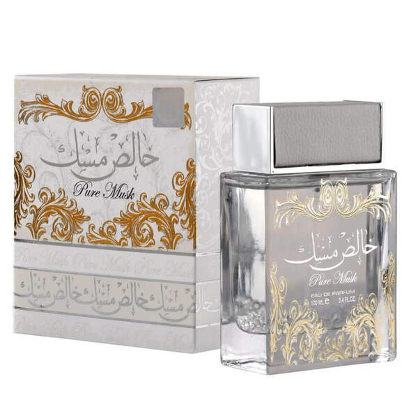 Lattafa Pure Musk oriental fragrance 100ml, imported from the UK