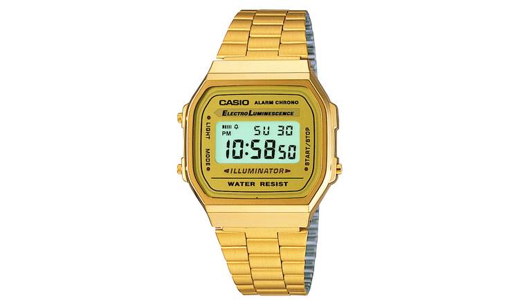 Casio Vintage Retro watch gold tone bracelet (British brand)