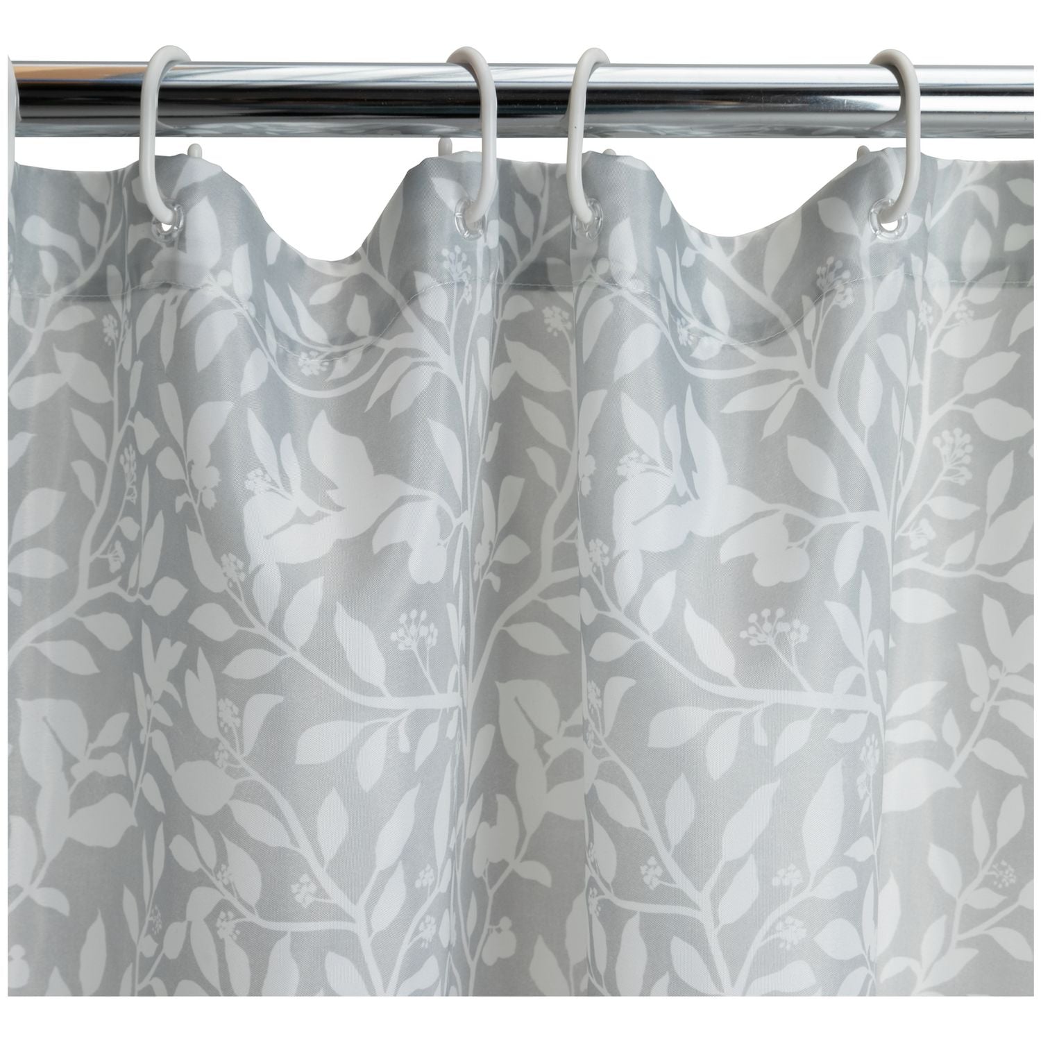 Argos Home floral shower curtain grey 180x180cm - British product