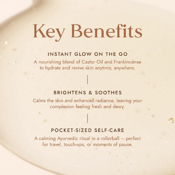 Fushi Castor Oil roll-on with Frankincense 10ml (British brand)
