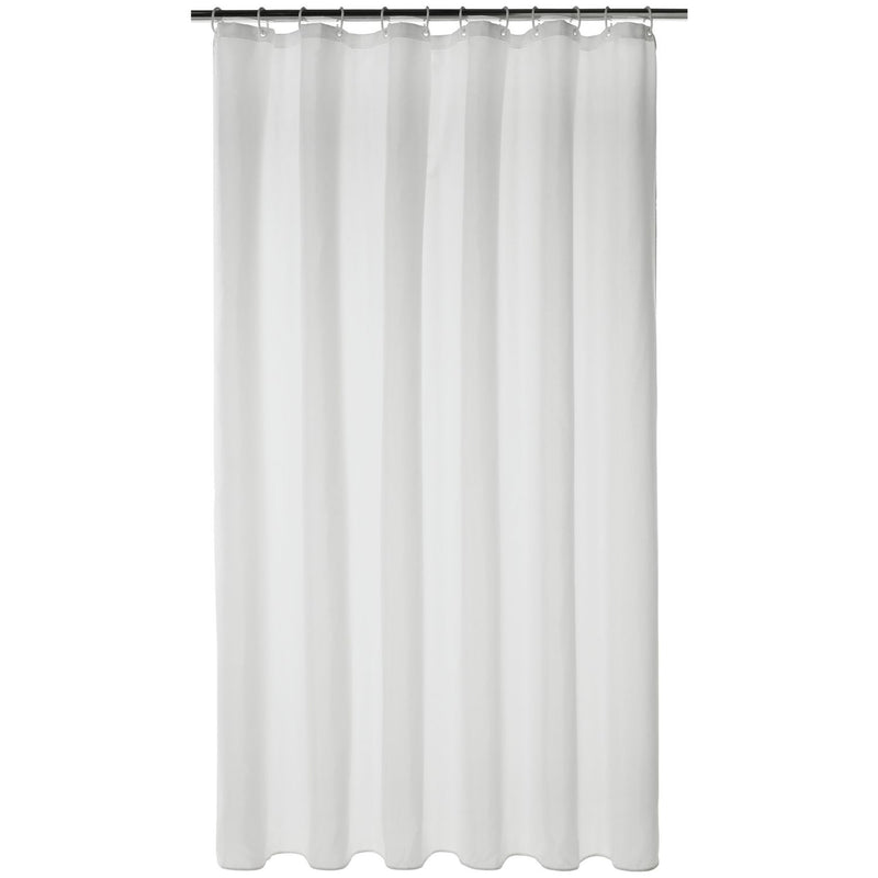 Argos Home anti-bacterial white botanical shower curtain 180x180cm, imported from the UK