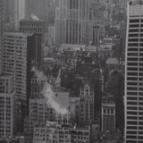 Argos Home photographic NYC shower curtain black and white 180x180cm, UK version