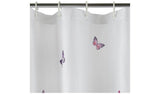 Argos Home pink butterfly shower curtain 180x180cm (British brand)