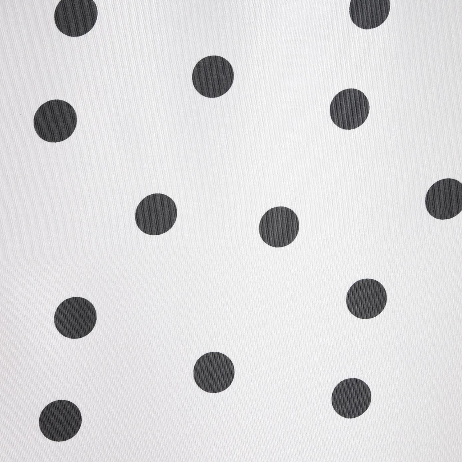 Argos Home monochrome spot shower curtain 180x180cm, imported from the UK