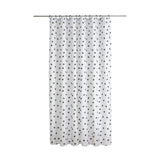 Argos Home monochrome spot shower curtain 180x180cm, imported from the UK
