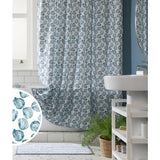 Argos Home blue seashell shower curtain 180x180cm, UK version
