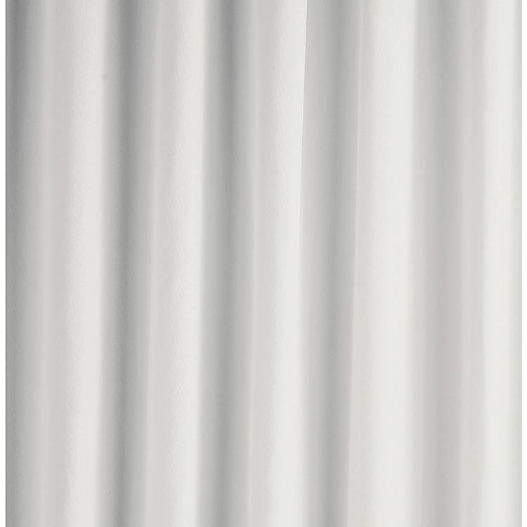 Argos Home plain white shower curtain 180x180cm - British product