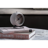 Karlsson Nirvana Globe analogue alarm clock warm grey 10cm, UK version