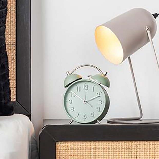 Karlsson Iconic alarm clock sage green, imported from the UK