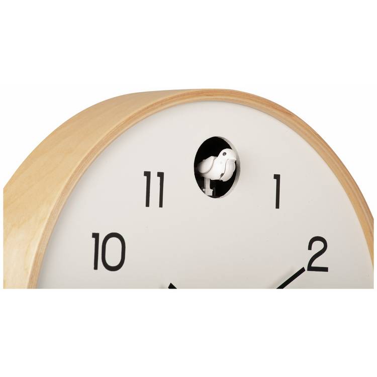 Karlsson cuckoo wall clock birch white 31.5cm - British product