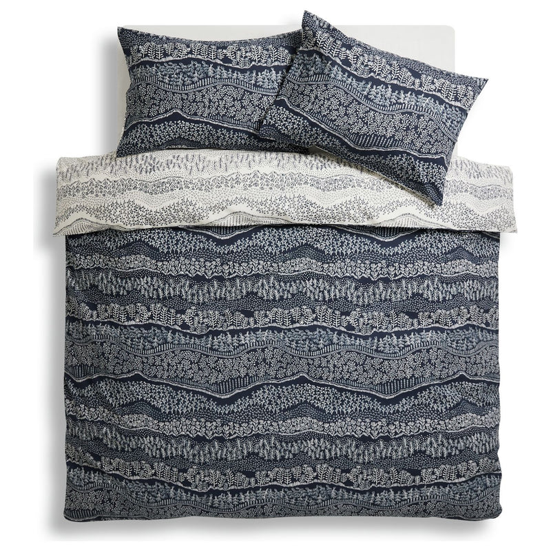 Habitat Scandi Blue bedding set single, UK version