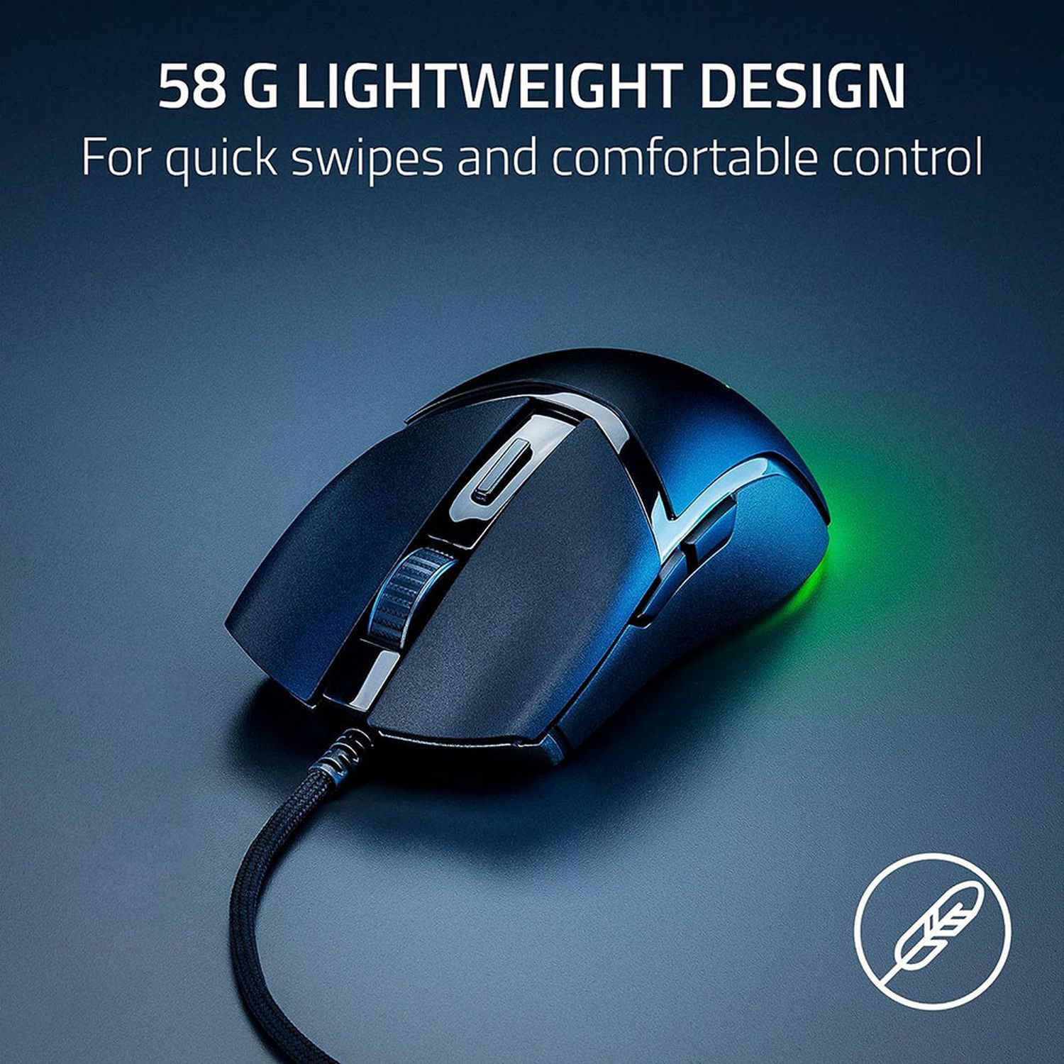 Razer Cobra wired gaming mouse black, imported from the UK