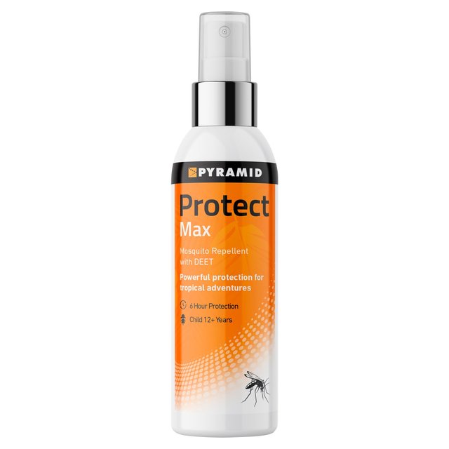 Pyramid Protect Max Mosquito Spray with DEET   100ml