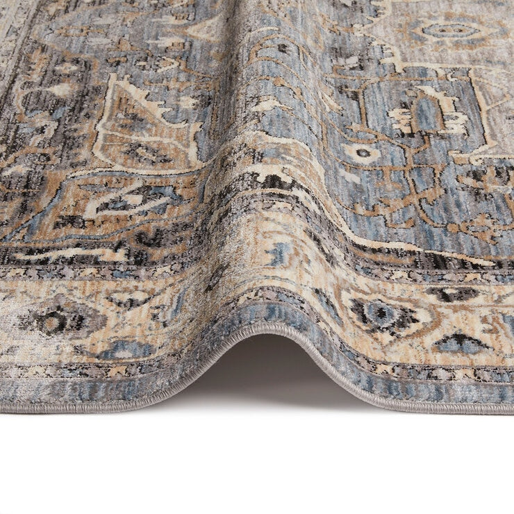 Concept Looms Legacy Blue Rug polyester velvet pile, UK version