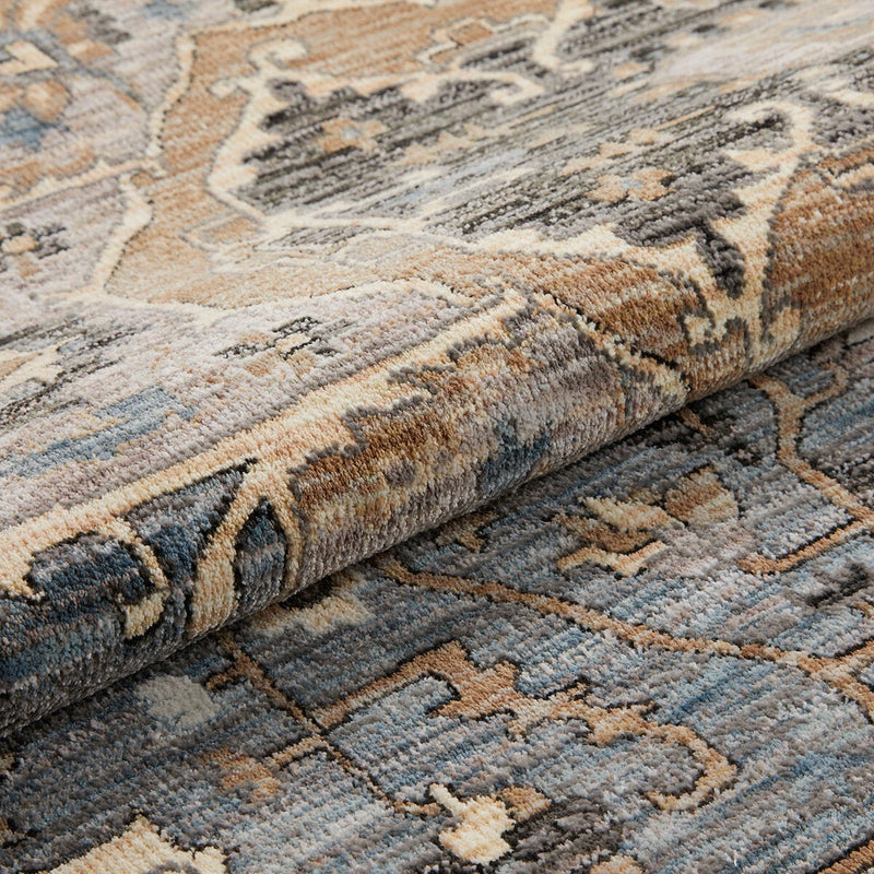 Concept Looms Legacy Blue Rug polyester velvet pile, UK version