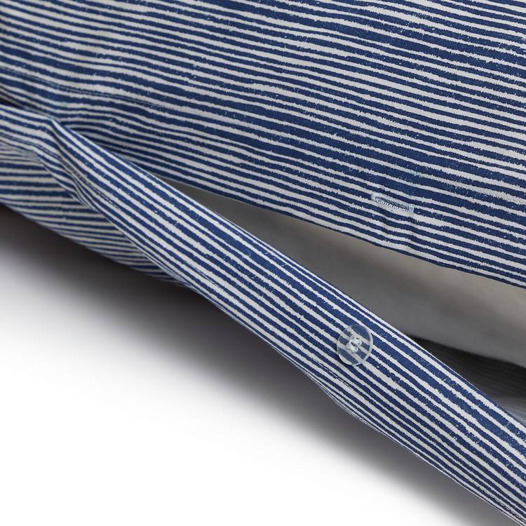 Habitat blue white stripe bedding set single - British product