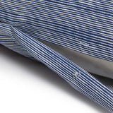 Habitat blue white stripe bedding set single - British product