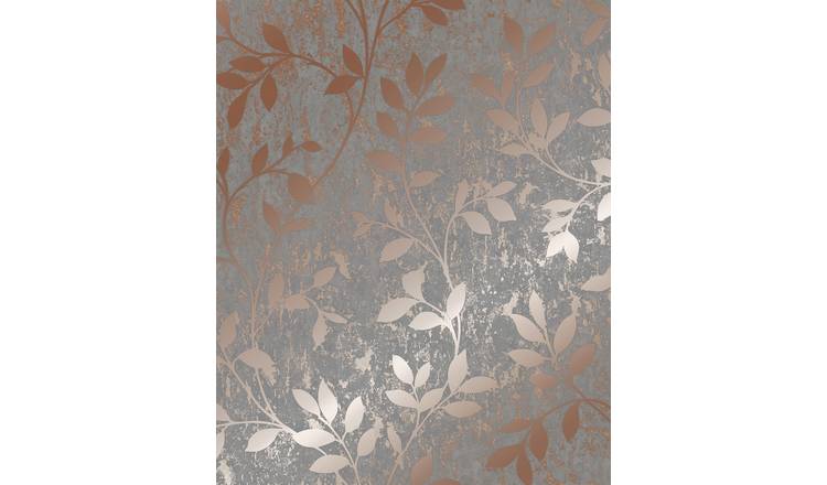 Superfresco Milan wallpaper rose gold W52cm x L10m - British product