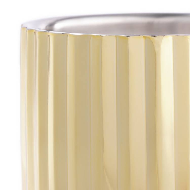 Habitat gold tone ice bucket 20cm, imported from the UK