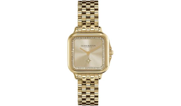 Olivia Burton gold stainless steel bracelet watch - British product
