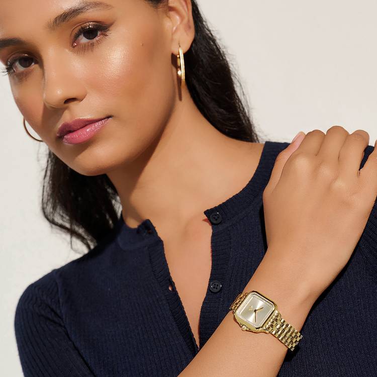 Olivia Burton gold stainless steel bracelet watch - British product