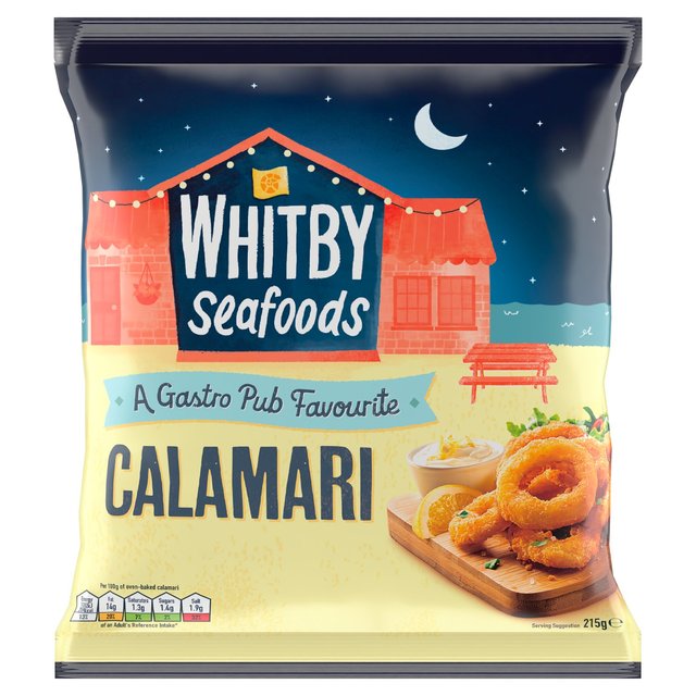 Whitby Seafoods Breaded Calamari Rings   215g