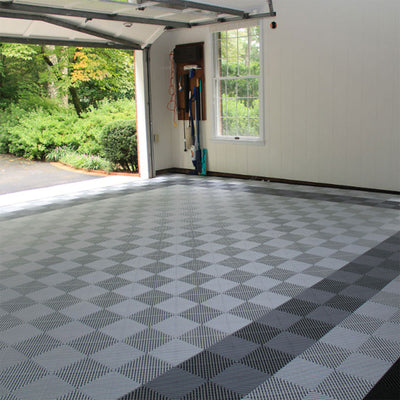 Costco UK Swisstrax Ribtrax Pro Vented Modular Garage Floor Tiles 25 Pack- Buy online at McGrocer