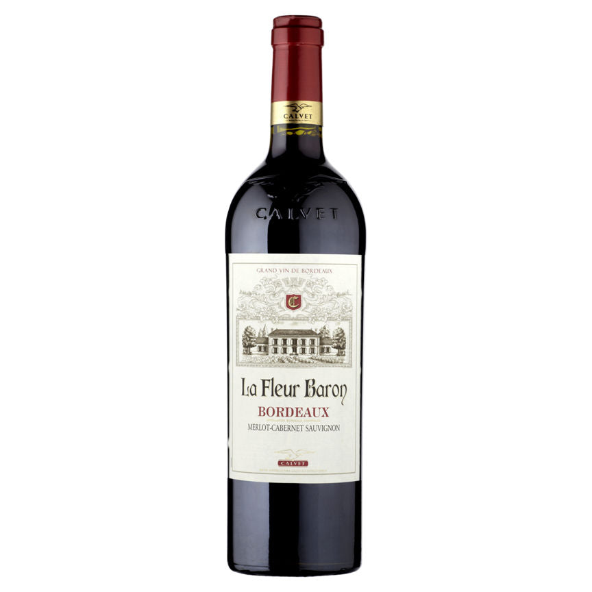 Calvet la Fleur Bordeaux Baron Merlot-Cabernet Sauvignon GOODS ASDA   