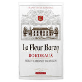 Calvet La Fleur Baron Bordeaux Merlot-Cabernet Sauvignon red wine 75cl - British product
