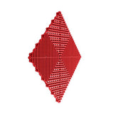Swisstrax Ribtrax Pro Racing Red garage tiles, 4m², imported from the UK