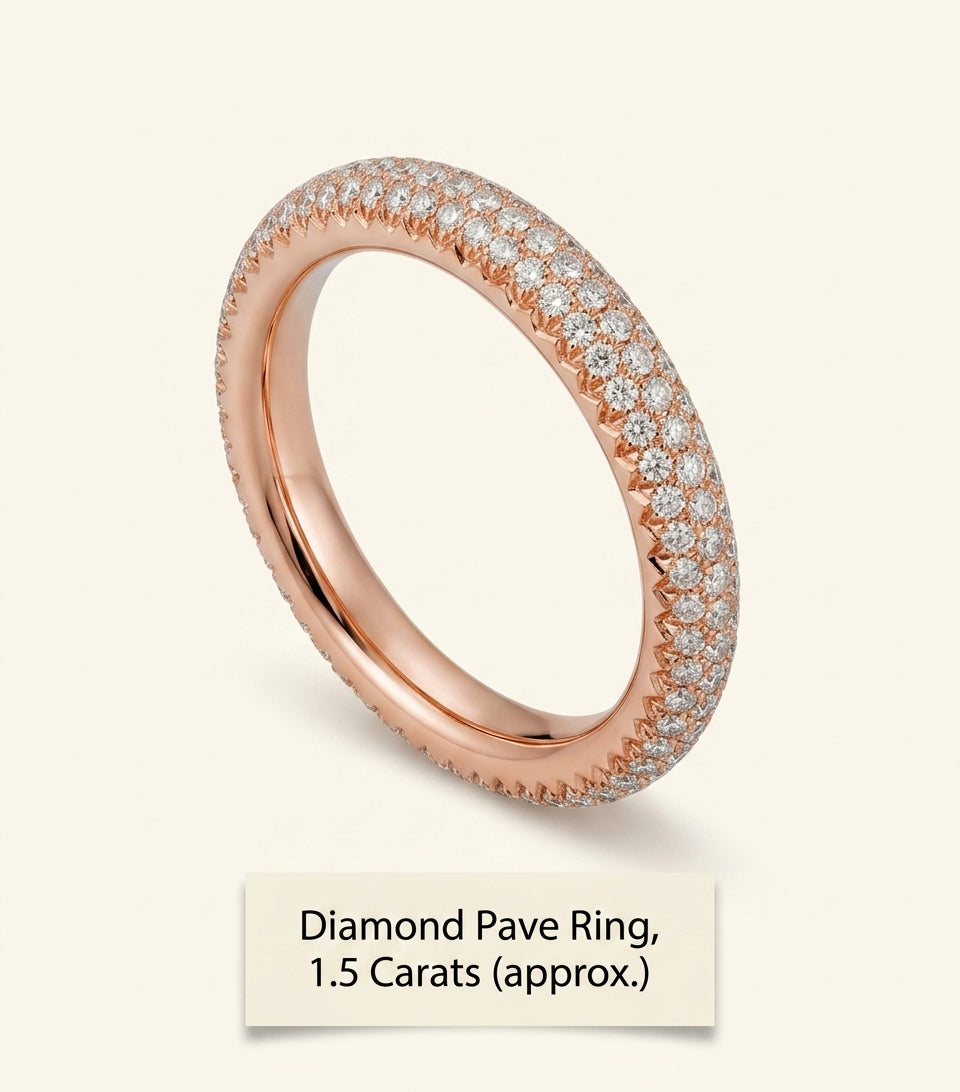 Cartier Juste un Clou rose gold diamond ring 2.6mm, UK version