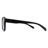 Polaroid black polarized men sunglasses round frame, imported from the UK
