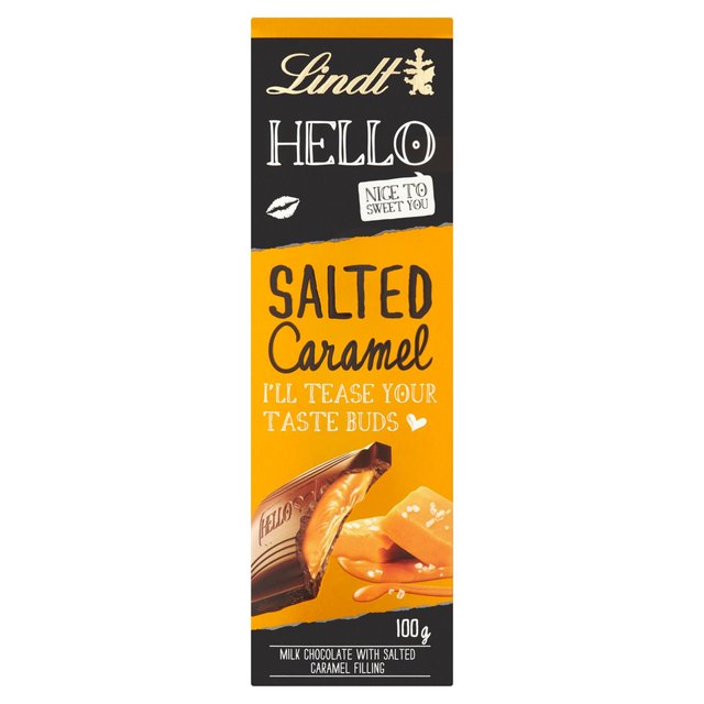 Lindt Hello Salted Caramel Bar   100g