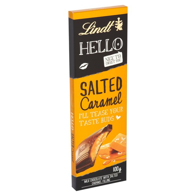 Lindt Hello Salted Caramel Bar   100g