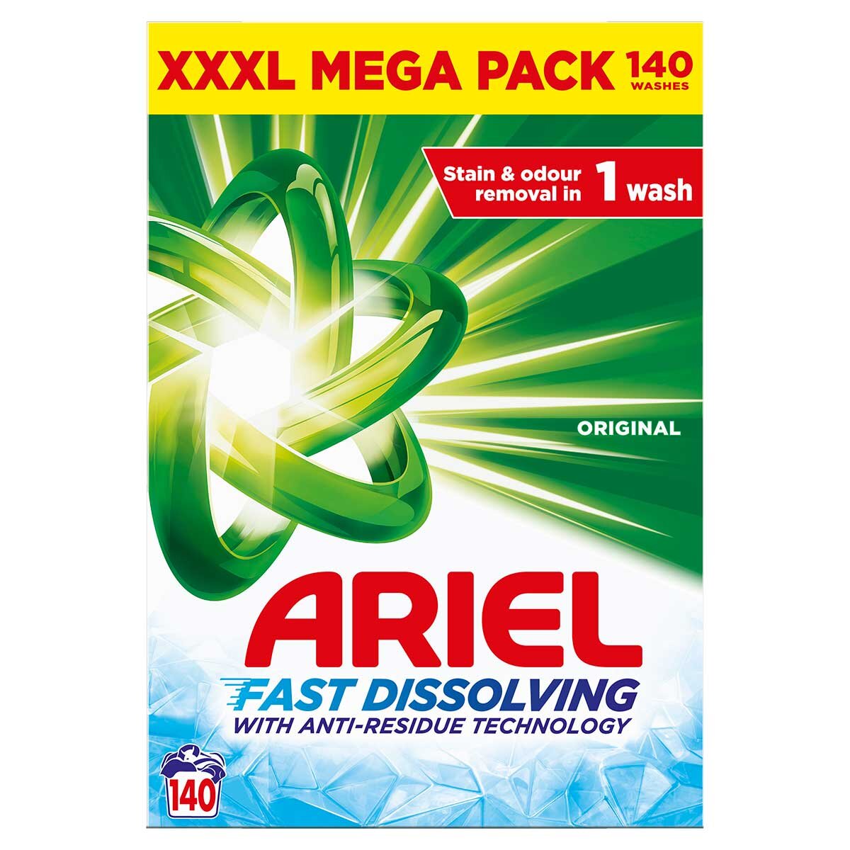 Ariel Actilift Washing Powder 140 Wash - British product