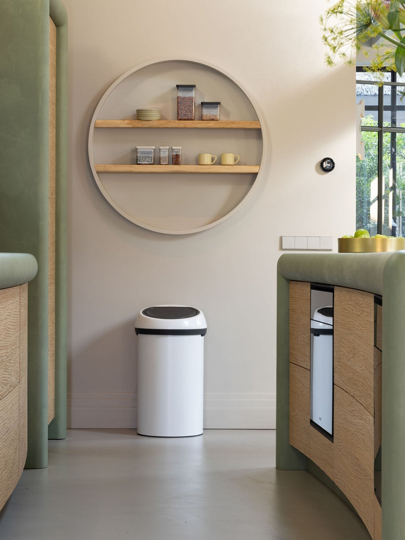Brabantia Cream Touch Bin 60L - British product