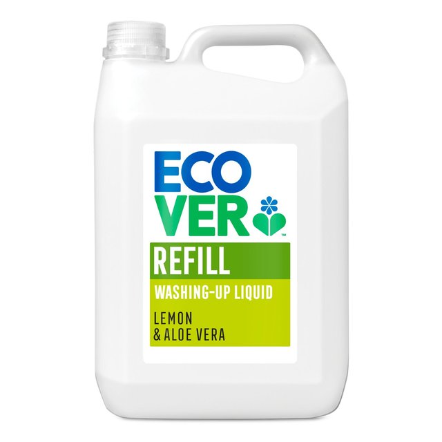 Ecover Lemon Washing Up Liquid Refill   5L