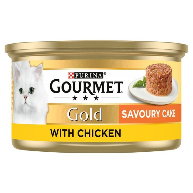 Gourmet Gold Savoury Cake Chicken Wet Cat Food    85g GOODS M&S   