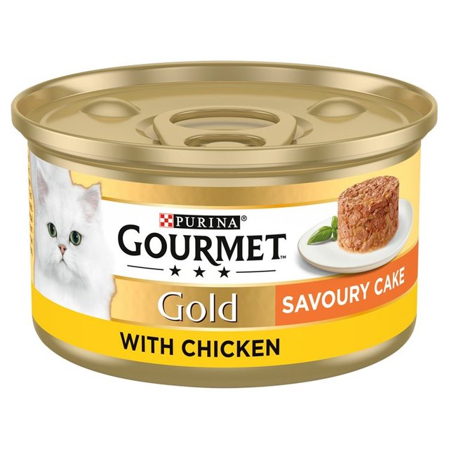 Gourmet Gold Savoury Cake Chicken Wet Cat Food    85g GOODS M&S   