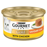 Gourmet Gold Savoury Cake Chicken Wet Cat Food    85g GOODS M&S   